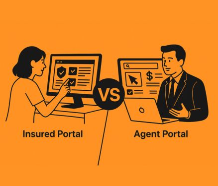 insured portal vs agents portal